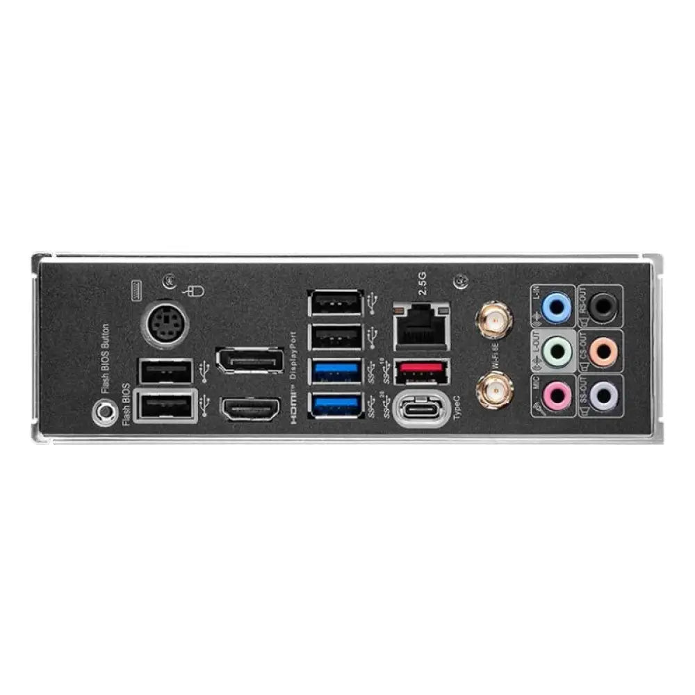 Placa base MSI Z790 GAMING PLUS WIFI DDR5 ATX con socket Intel 1700, componentes y ranuras visibles.