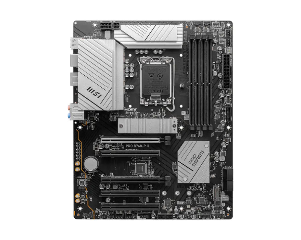 MSI PRO B760-P II placa base Intel B760 LGA 1700 ATX - detalle