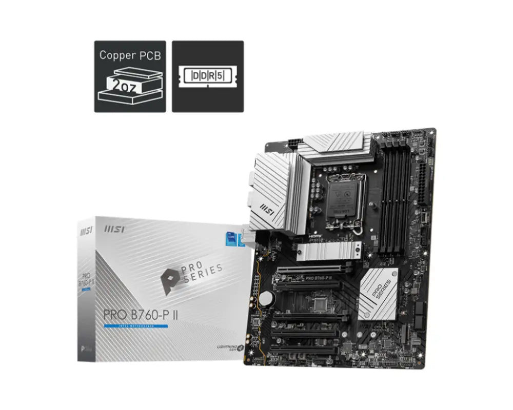 MSI PRO B760-P II placa base Intel B760 LGA 1700 ATX - detalle