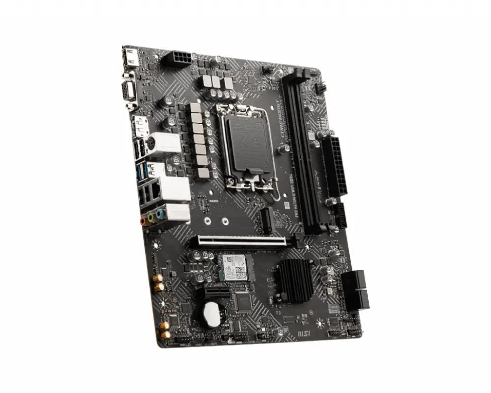MSI PRO H610M-G WIFI DDR4 placa base Intel H610 LGA 1700 micro ATX - detalle