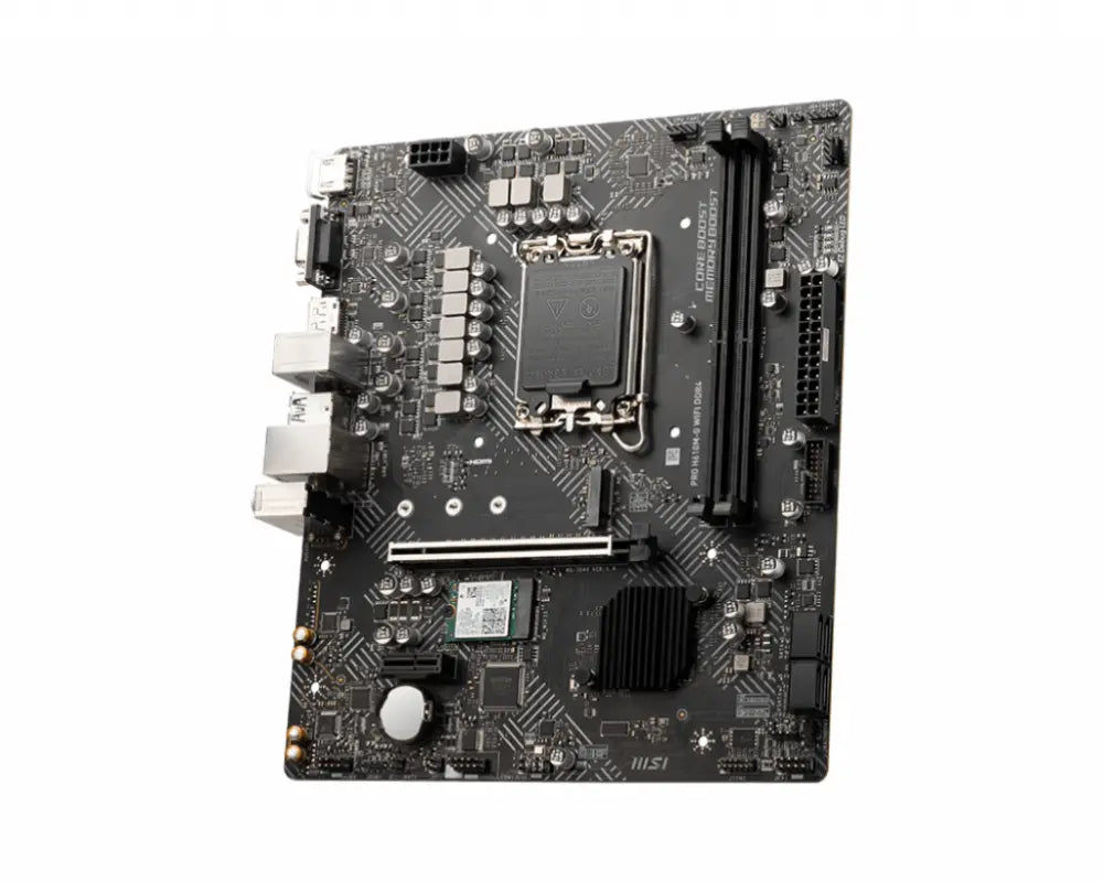 MSI PRO H610M-G WIFI DDR4 placa base Intel H610 LGA 1700 micro ATX - detalle