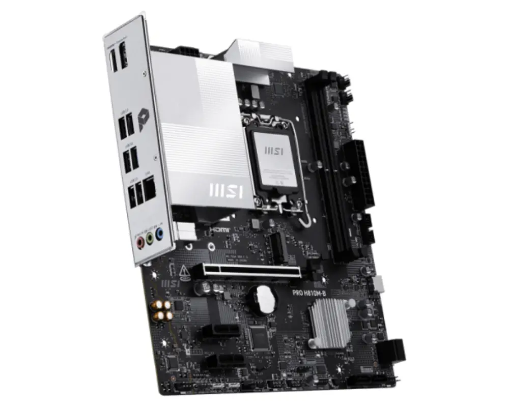 MSI PRO H810M-B placa base Intel H810 LGA 1851 (Socket V1) micro ATX - detalle