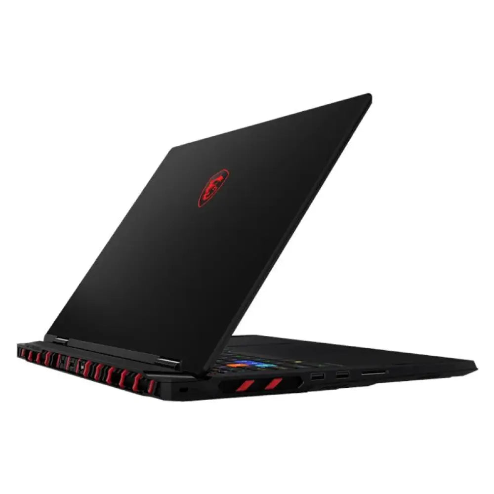Portátil MSI Raider A18HX con pantalla de 18 pulgadas, procesador AMD R9, 32GB RAM, 2TB y tarjeta gráfica 5080.