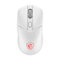 Ratón inalámbrico MSI Versa 300 en color blanco con sensor de 8000 DPI y diseño ergonómico.