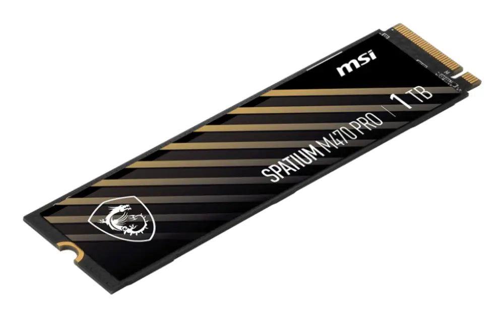 MSI Spatium M470 PRO PCIe 4.0 NVMe M.2 1TB PCI Express 4.0 3D NAND - detalle
