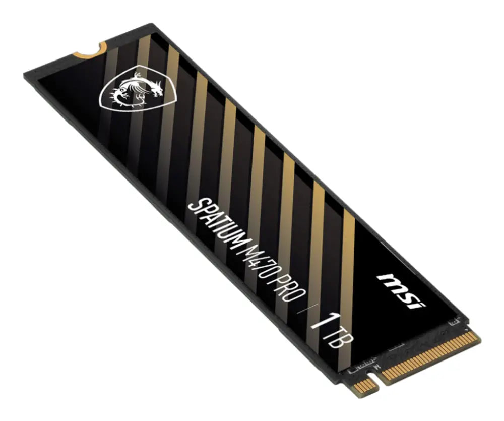 MSI Spatium M470 PRO PCIe 4.0 NVMe M.2 1TB PCI Express 4.0 3D NAND - detalle