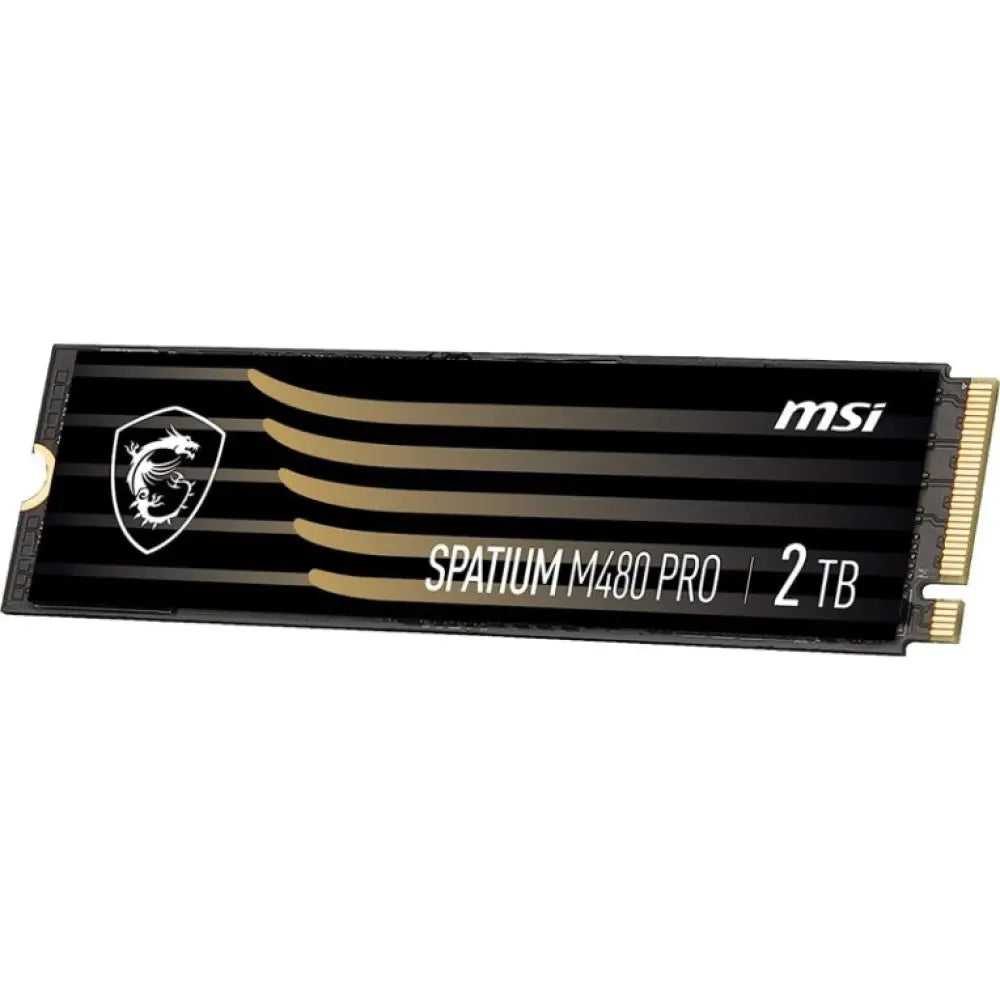 MSI Spatium M480 PRO PCIE 4.0 NVME M.2 2TB unidad de estado sólido PCI Express 4.0 3D NAND - detalle