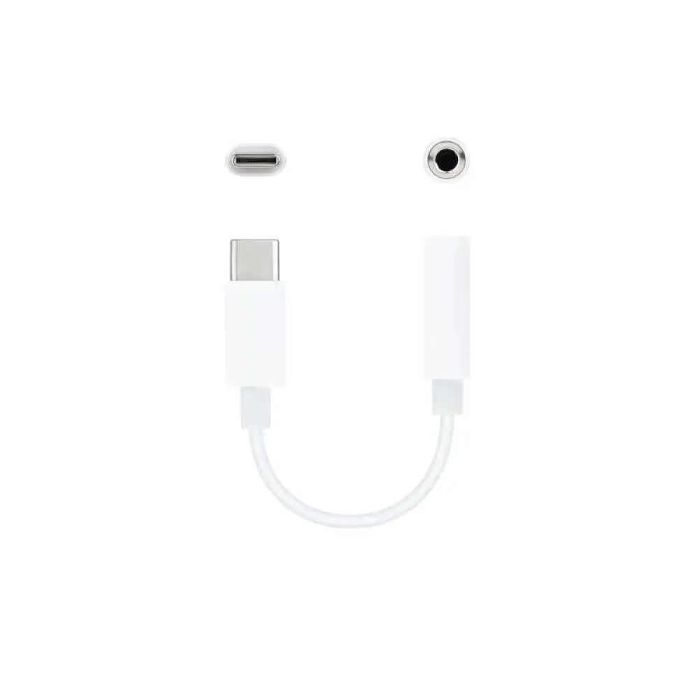 Nanocable Adaptador Audio USB-C-M a Jack-H, Blanco - detalle