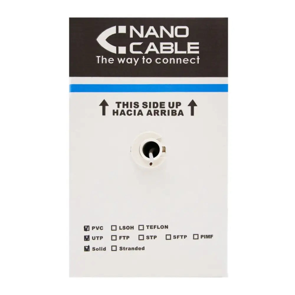 Nanocable Bobina  RJ45 CAT5E UTP Flexible 305Mts - detalle