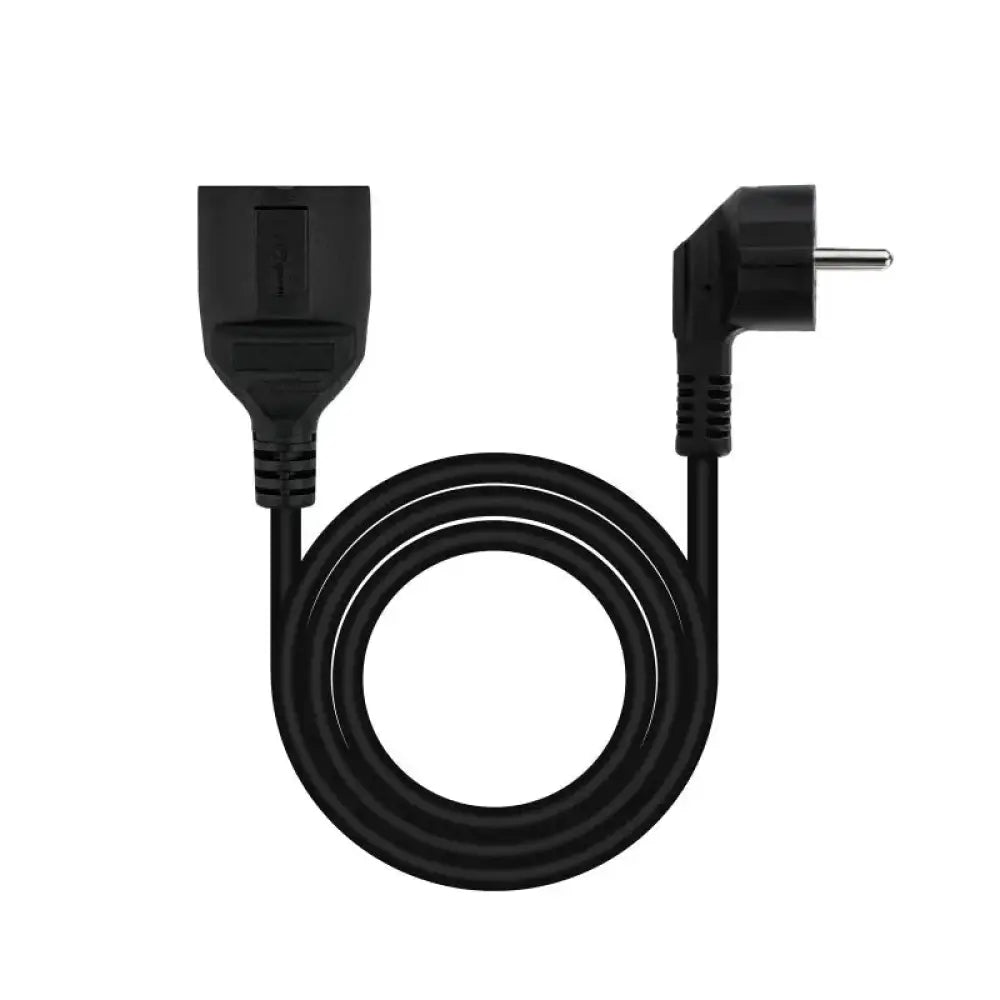 Nanocable Cable Alim. Alargador schuko negro 5 M - detalle