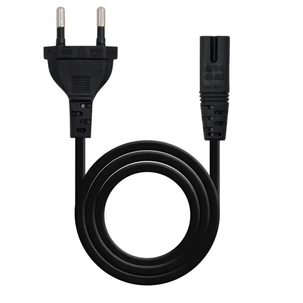 Nanocable Cable Alim. forma 8 CEE7/16/M-C7/H, 1.5m - detalle