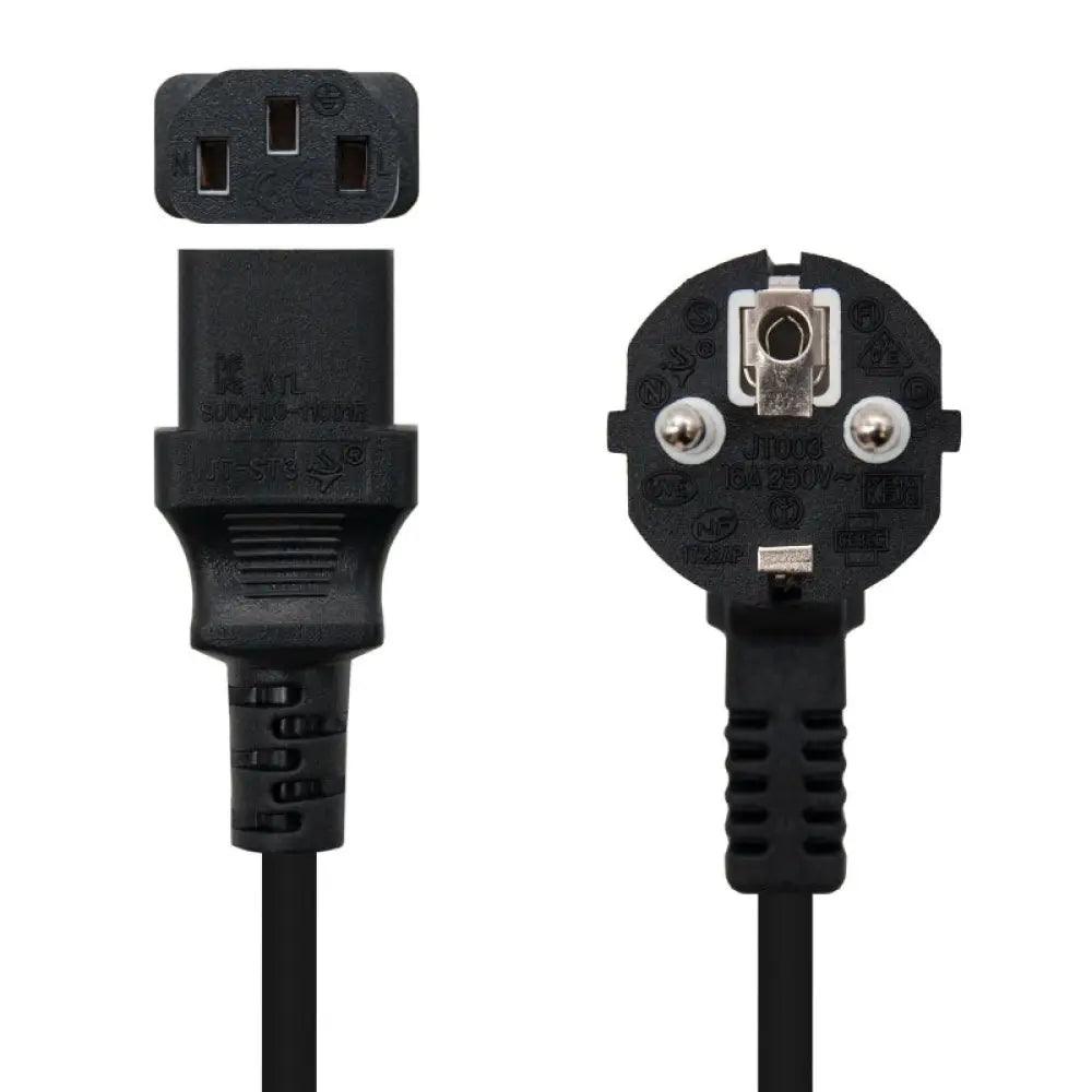 Nanocable Cable Alimentación CPU CEE7/M-C13/H 1.5M - detalle