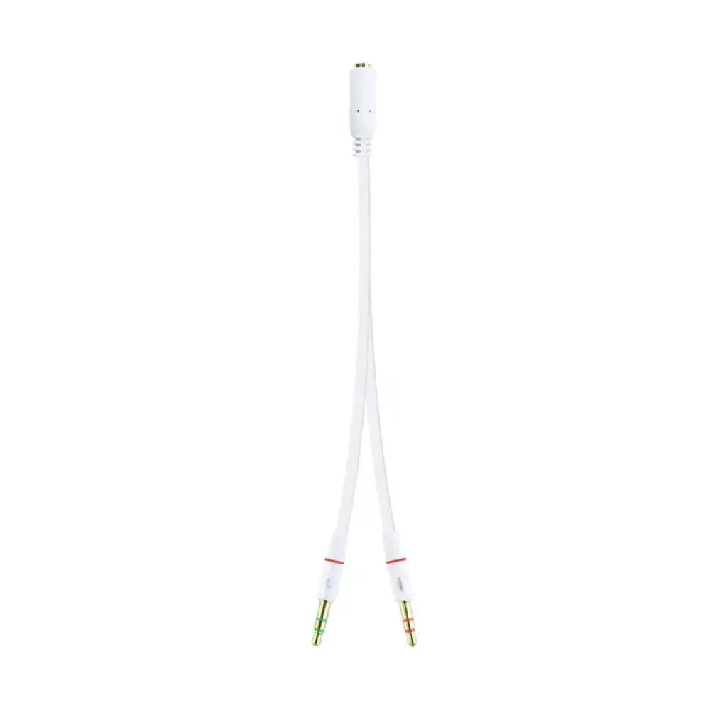 Nanocable Cable Audio Jack 3.5/H 2xJack 3.5/M 20cm - detalle