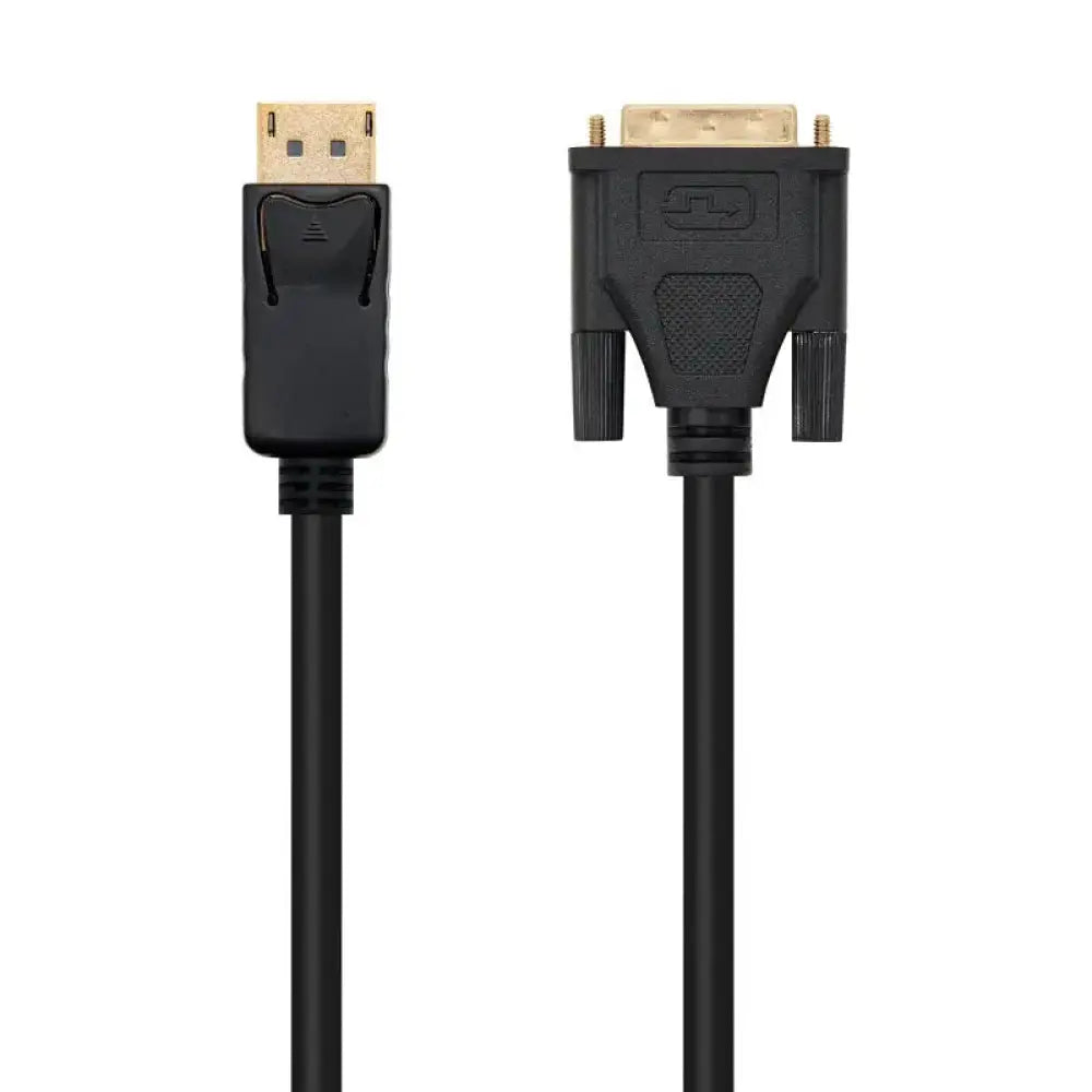 Nanocable Cable Conversor DP a DVI 1 M Negro - detalle