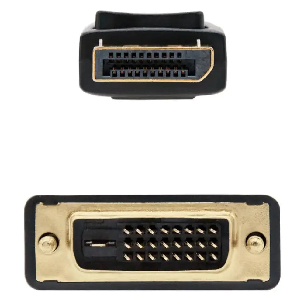 Nanocable Cable Conversor DP a DVI  2 M Negro - detalle