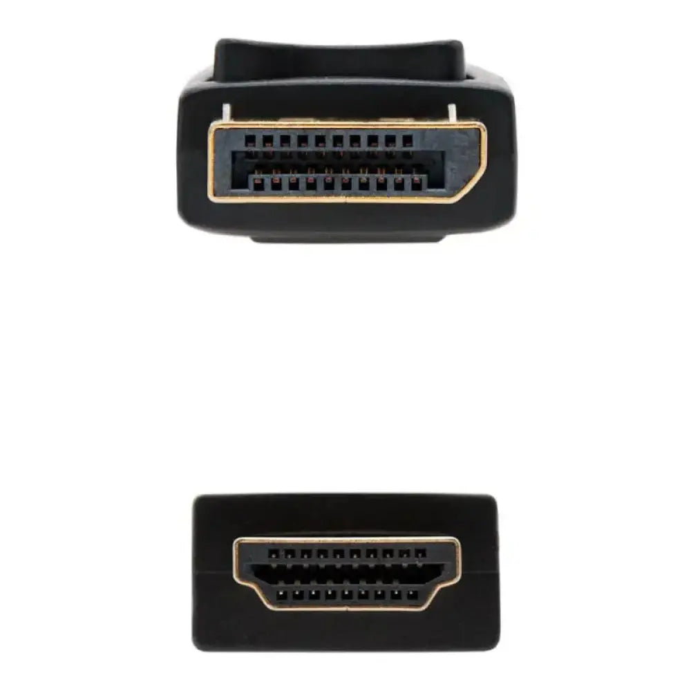 Nanocable Cable Conversor DP a HDMI 2 M Negro - detalle