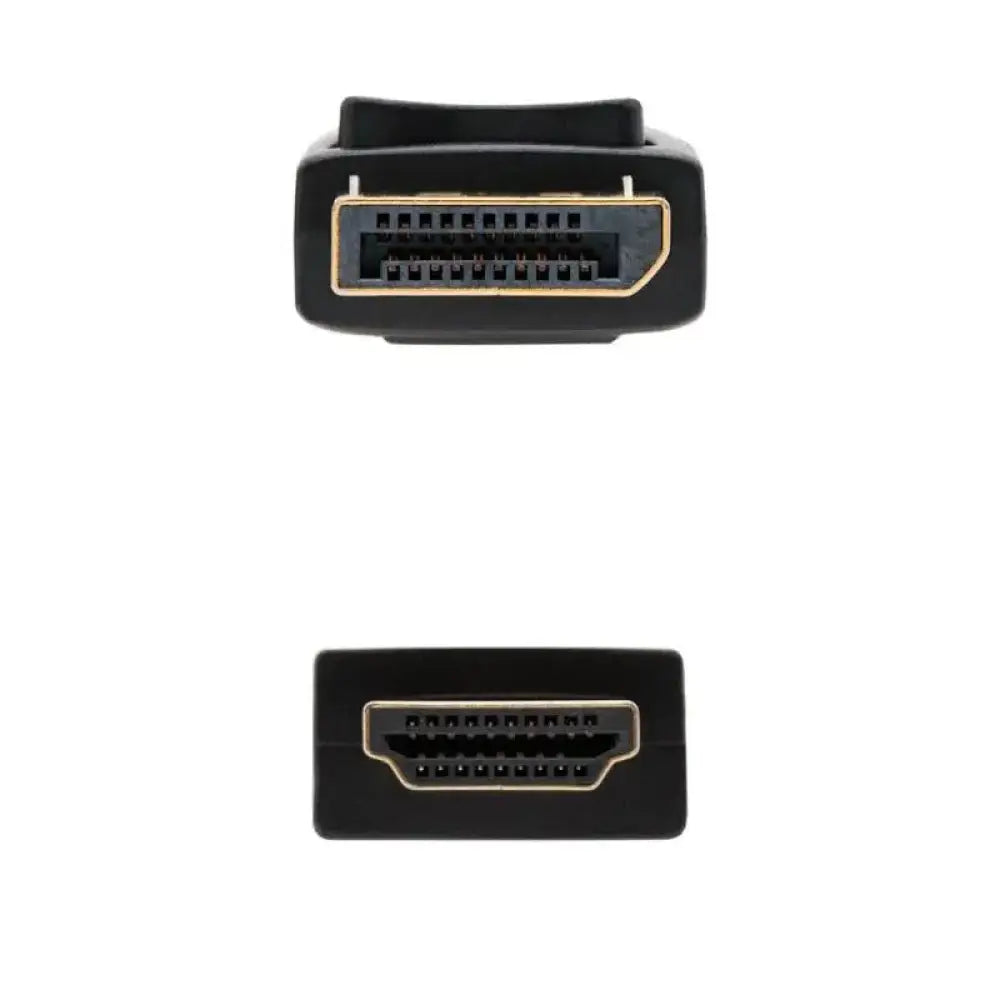 Nanocable Cable Conversor DP a HDMI Negro 10m - detalle