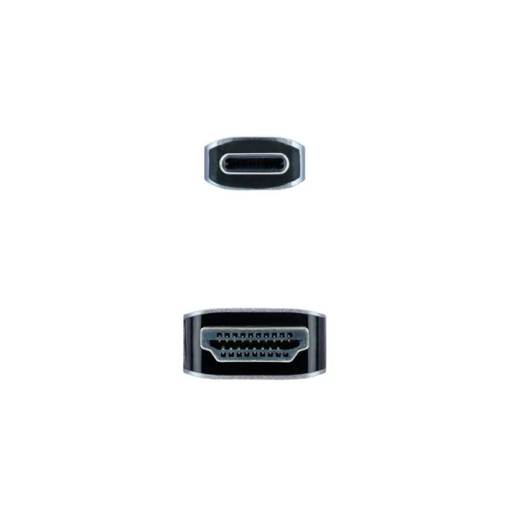 Nanocable Cable Conversor USB-C/M a HDMI/M 1.8 M - detalle