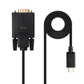 Nanocable Cable Conversor USB-C/M a VGA/M 1,8 M