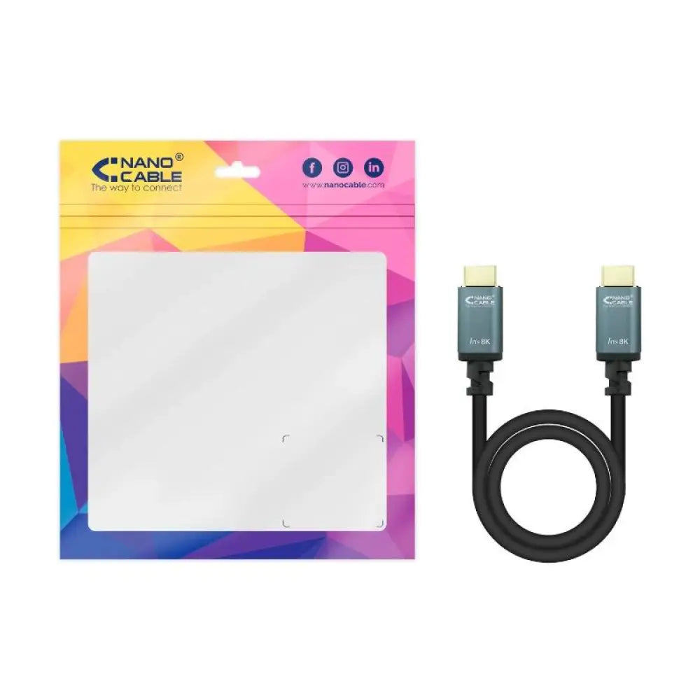 Nanocable Cable HDMI 2.1 IRIS 8K M-M 10 metros - detalle