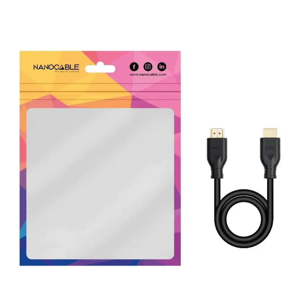 Nanocable Cable HDMI V2.0 4K@60HZ 18Gbps CCS 2 M - detalle