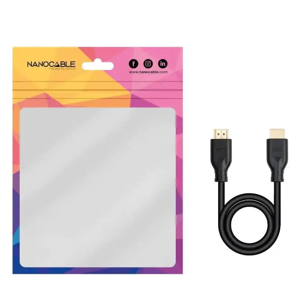 Nanocable Cable HDMI V2.0 4K@60HZ 18Gbps CCS 5 M - detalle