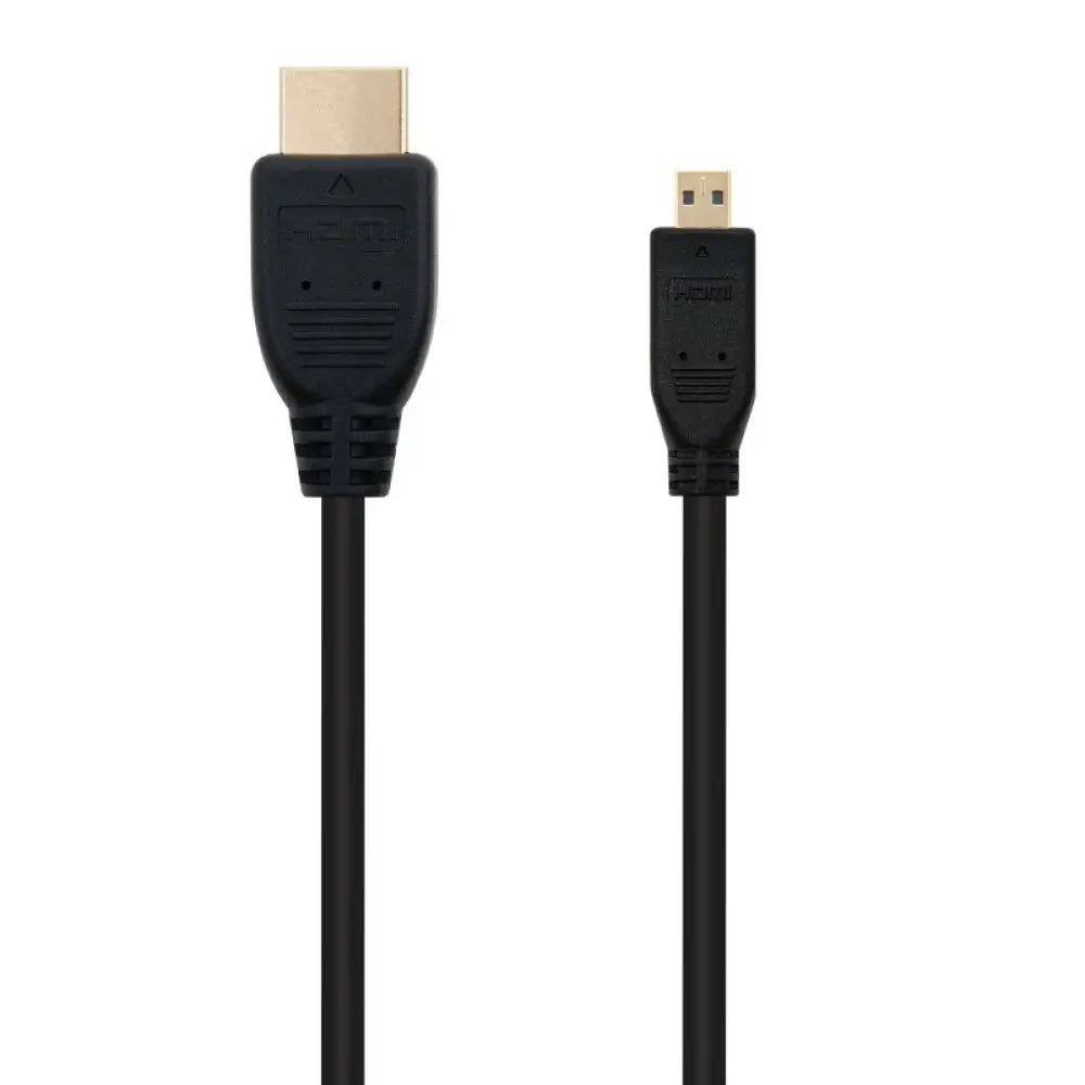 Nanocable Cable Micro HDMI 1.4  A/M-D/M 0.8 M - detalle