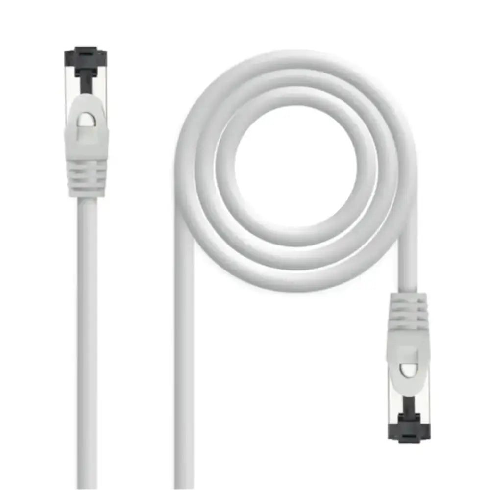Nanocable Cable red Cat. 8.1 2GHZ SSTP Blanco 1m