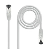 Nanocable Cable red Cat. 8.1 2GHZ SSTP Blanco 1m