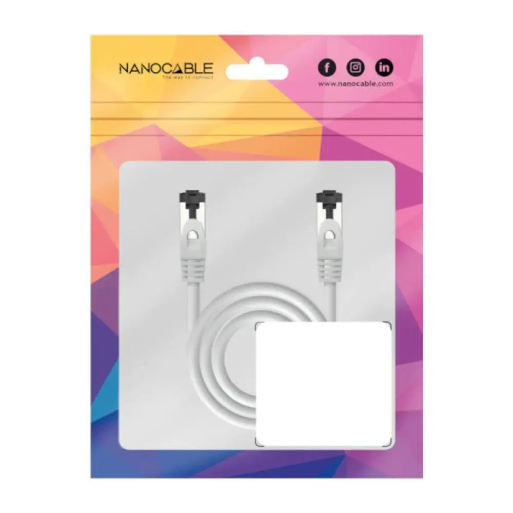 Nanocable Cable red Cat. 8.1 2GHZ SSTP Gris 2m - detalle