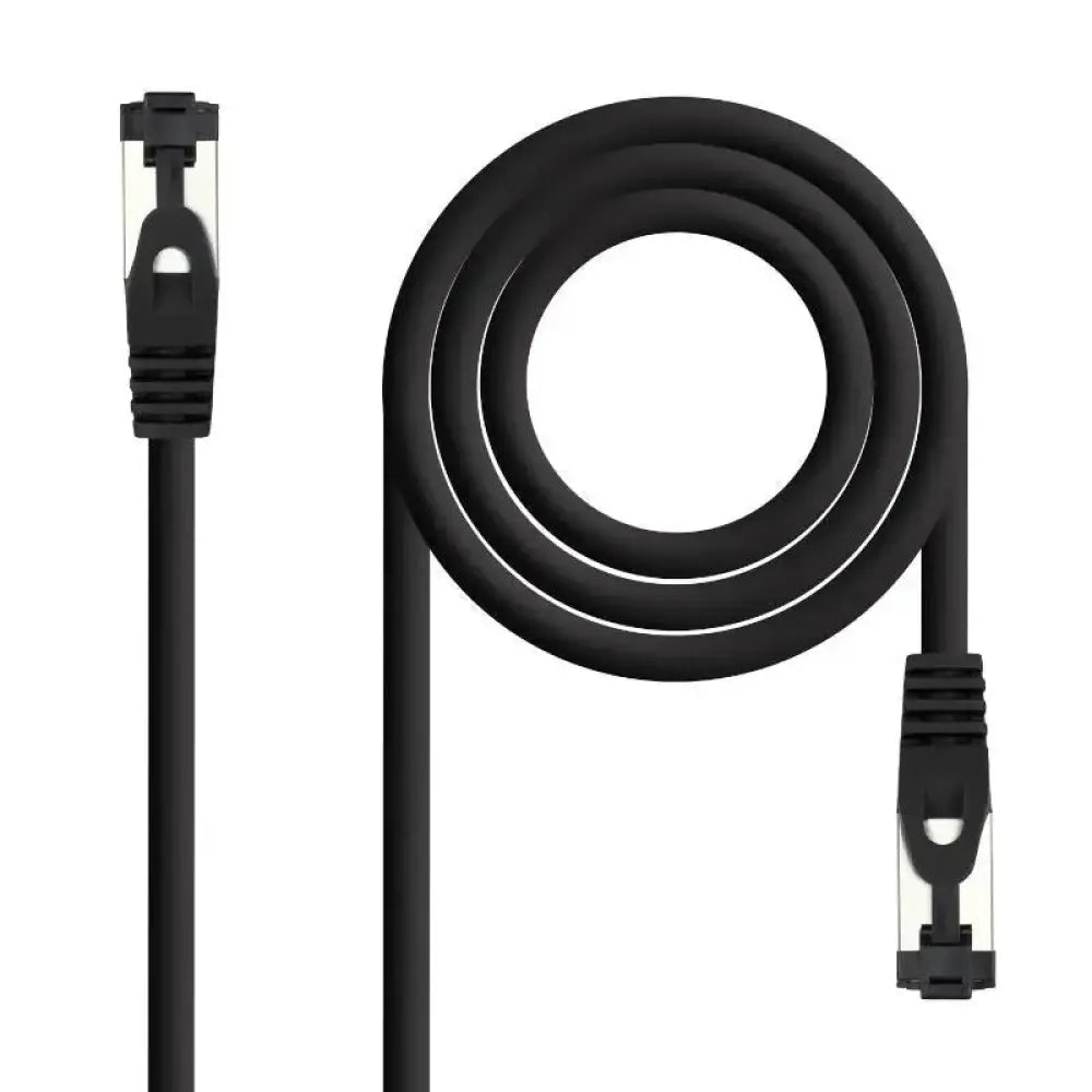 Nanocable Cable red Cat. 8.1 2GHZ SSTP Negro 1m