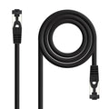 Nanocable Cable red Cat. 8.1 2GHZ SSTP Negro 3m