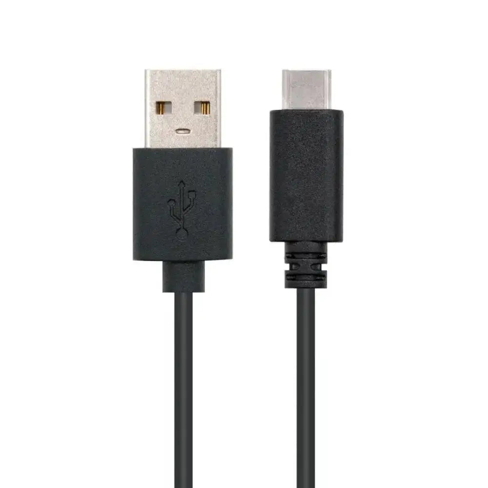 Nanocable Cable USB 2.0 3A Tipo USB-C/M-A/M 1 M - detalle