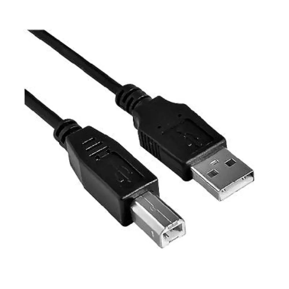 Cable USB 2.0 Tipo A a B de 3 m negro de la marca NANOCABLE para impresoras y escáneres.