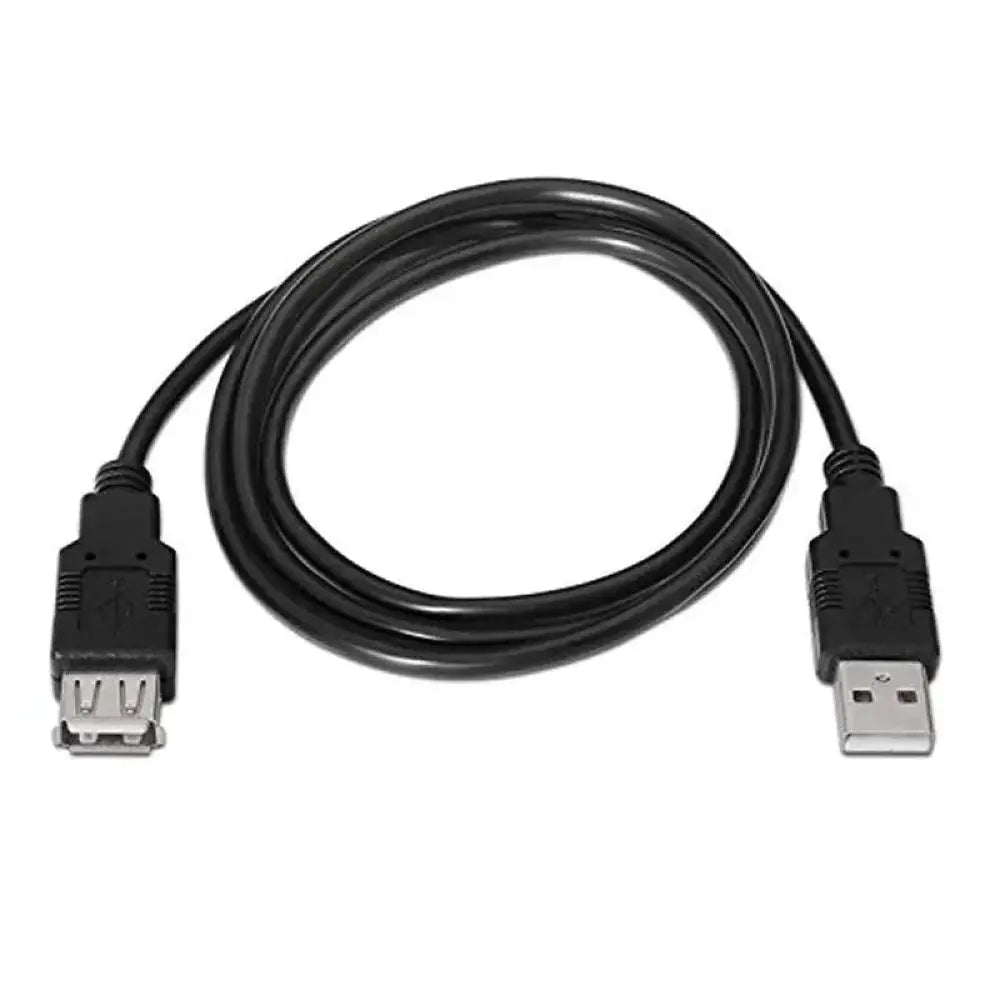Nanocable Cable USB 2.0 Tipo-A M/H P Negro 1,8 m - detalle