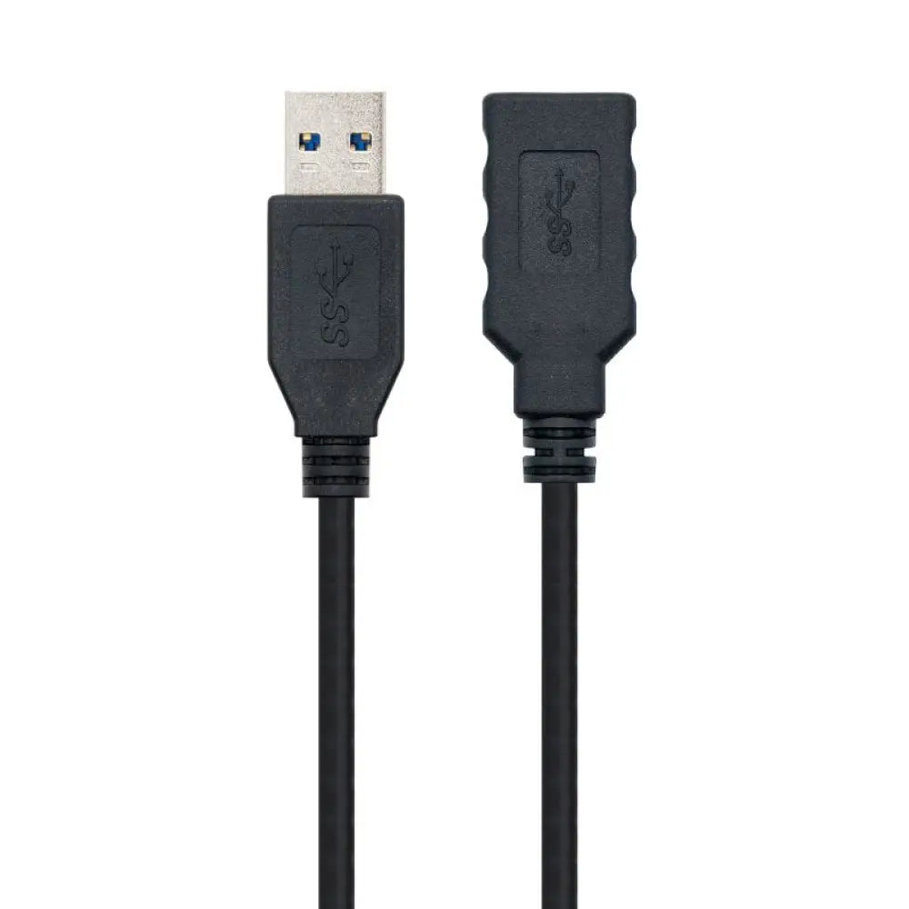 Nanocable Cable USB 3.0 Tipo A/M-A/H Negro 1.0 m - detalle
