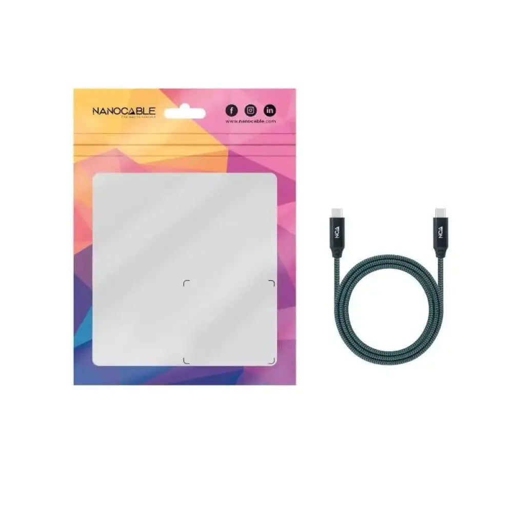 Nanocable Cable USB 3.2 Gen2x2 100W 4K USB-C 2m - detalle