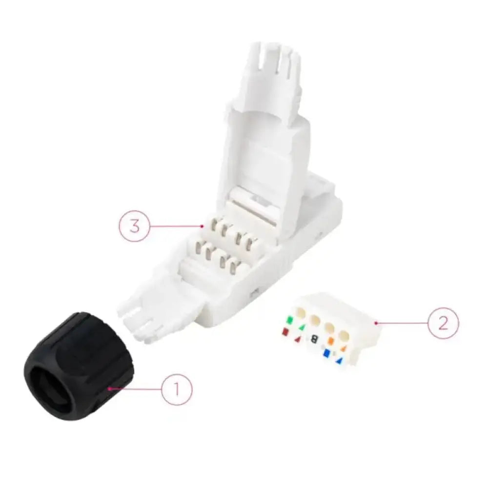 Nanocable Conector RJ45 Auto Crimpable 10 uds - detalle
