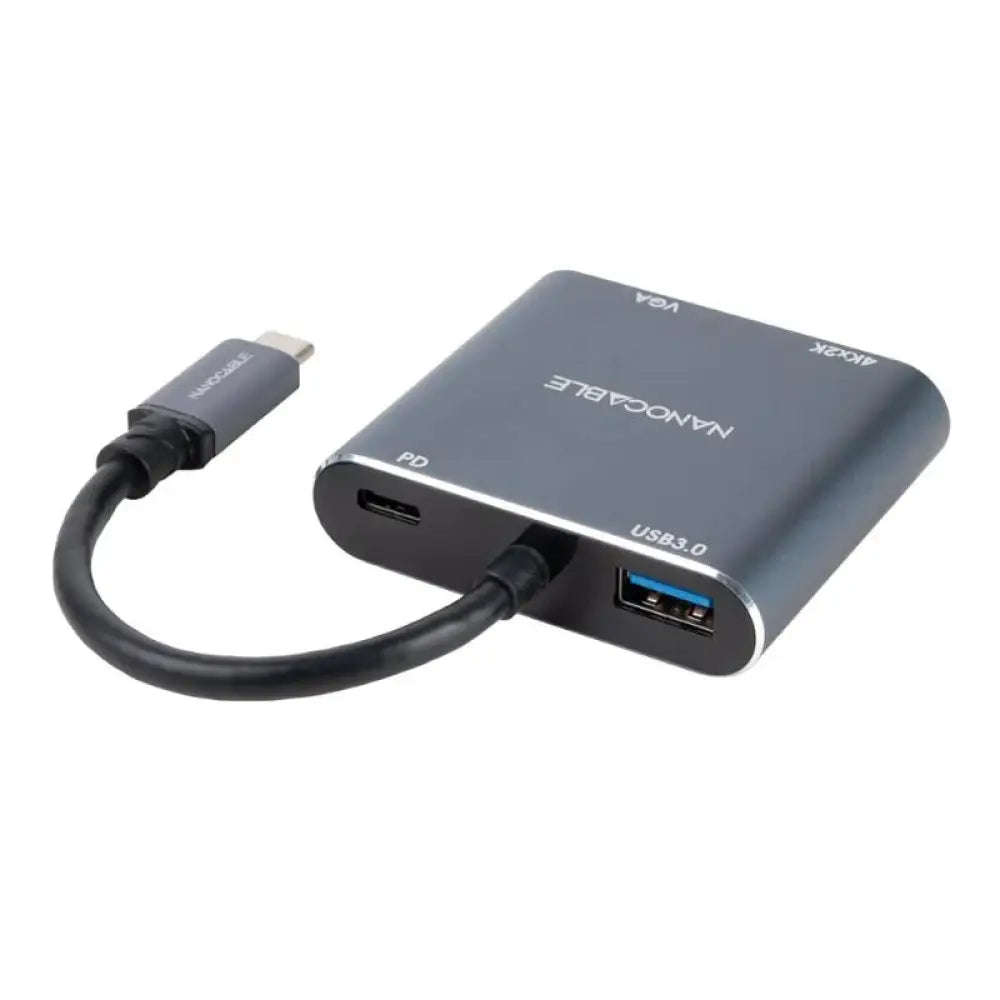 Nanocable Converosr USB-C a HDMI/VGA/USB3.0/PD - detalle