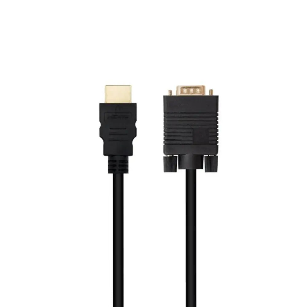 Nanocable Conversor HDMI a VGA M-M, 1.8 m Negro - detalle
