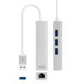 Nanocable Conversor USB 3.0 Ethernet + 3xUSB 3.0