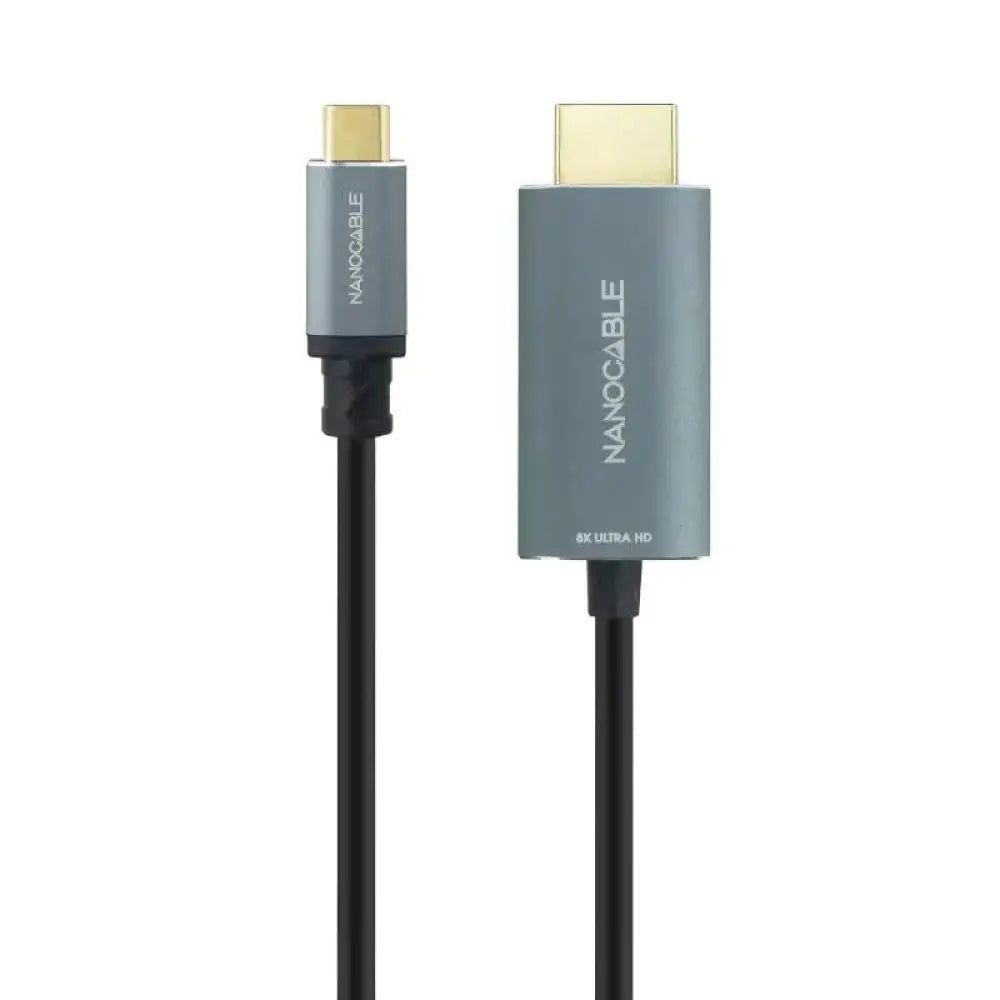 Nanocable Conversor USB-C a HDMI 2.1 8K@60HZ 1.8m - detalle