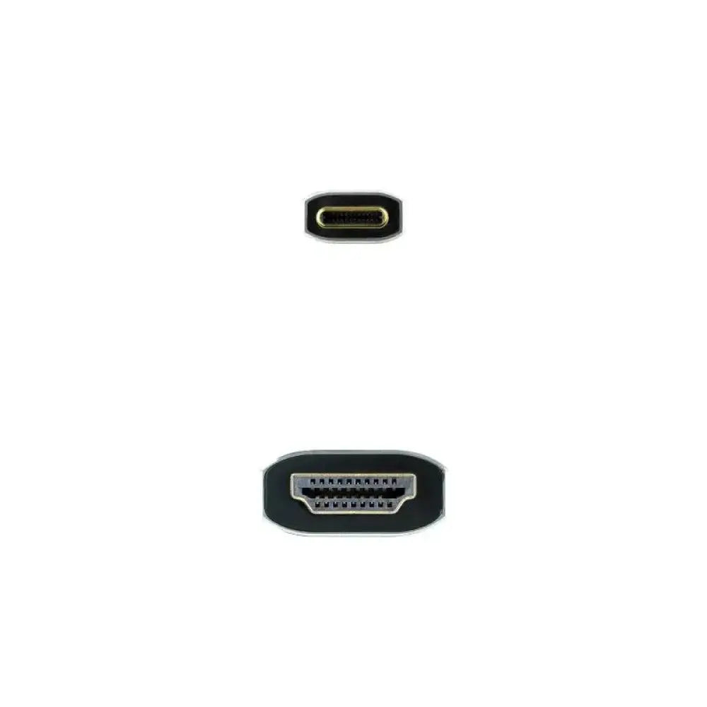 Nanocable Conversor USB-C a HDMI 2.1 8K@60HZ 1.8m - detalle