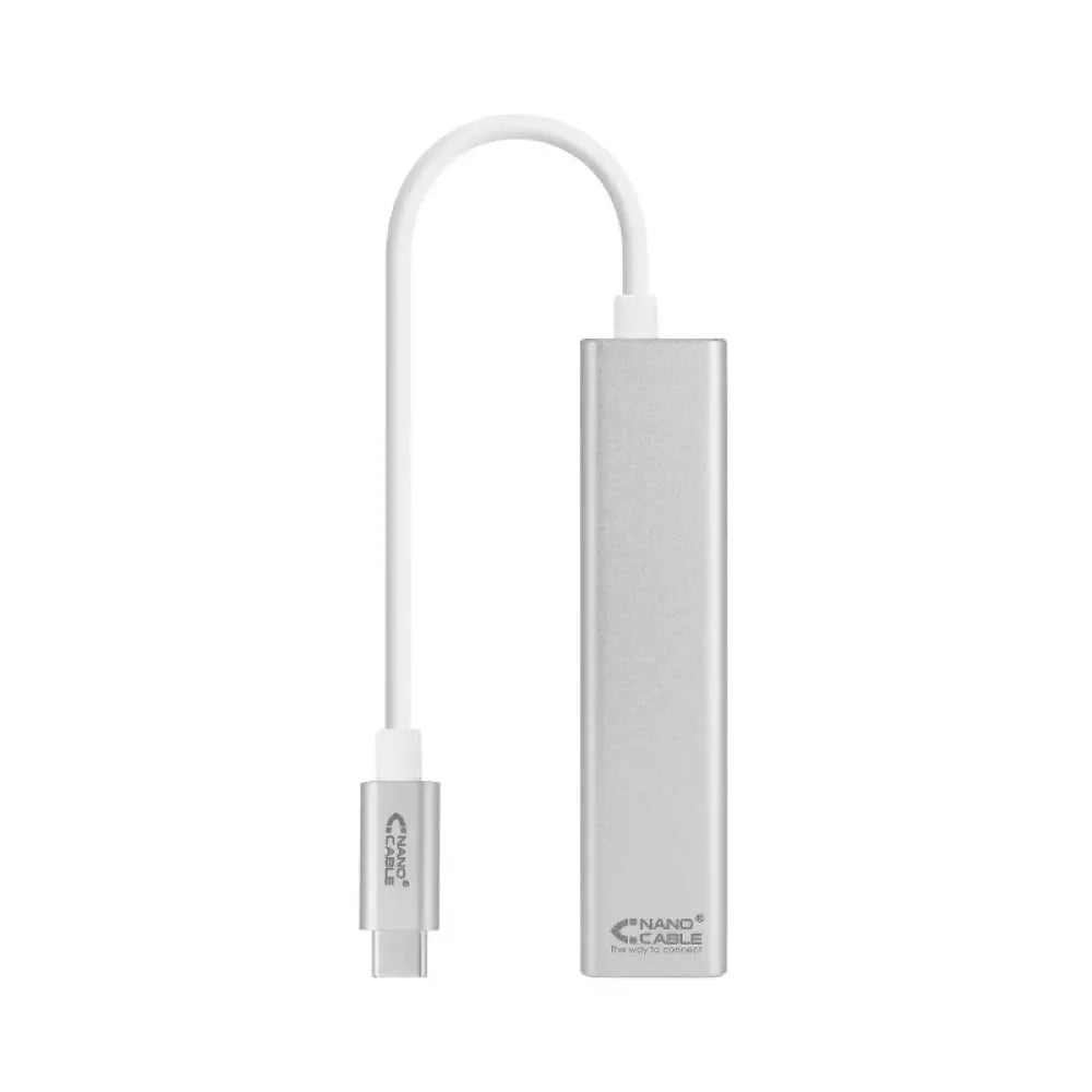 Nanocable Conversor USB-C Ethernet +3xUSB 3.0 - detalle