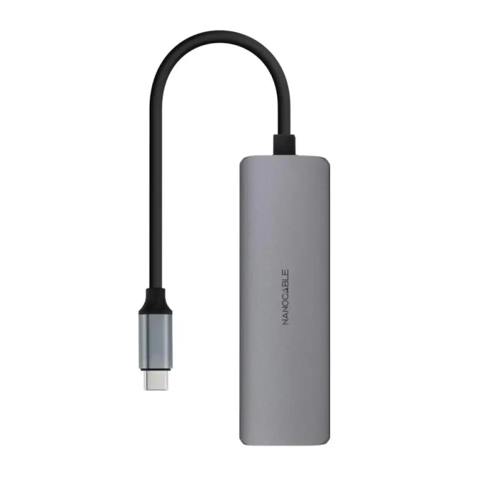 Nanocable Conversor USB-C Ethernet carga PD - detalle
