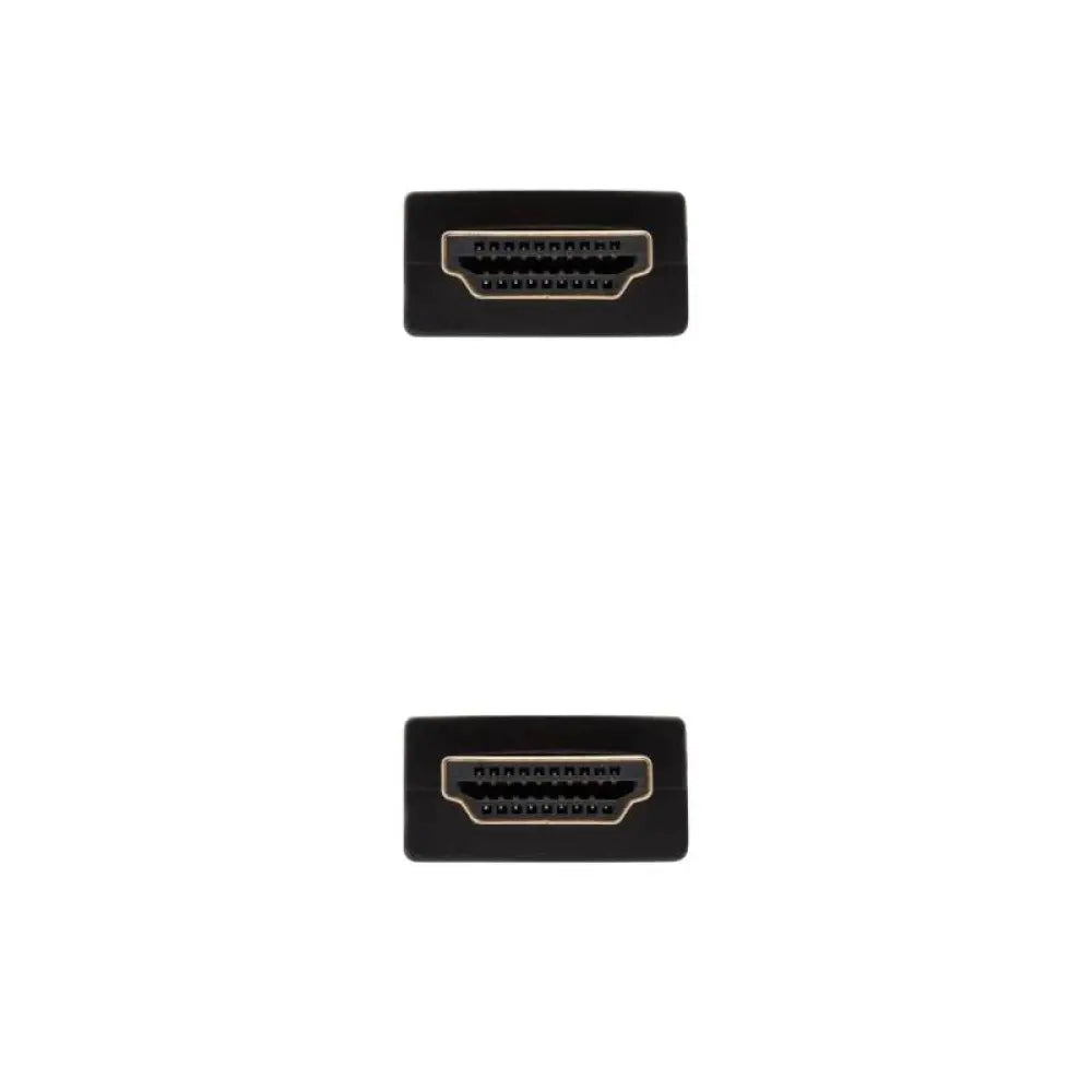 Nanocable HDMI V2.0 4K@60Hz 18Gbps A-M-A-M 2m - detalle