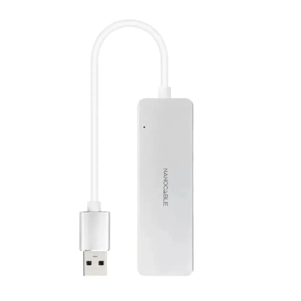 Nanocable Hub USB 3.0 4 x USB 3.0 10cm. Gris - detalle