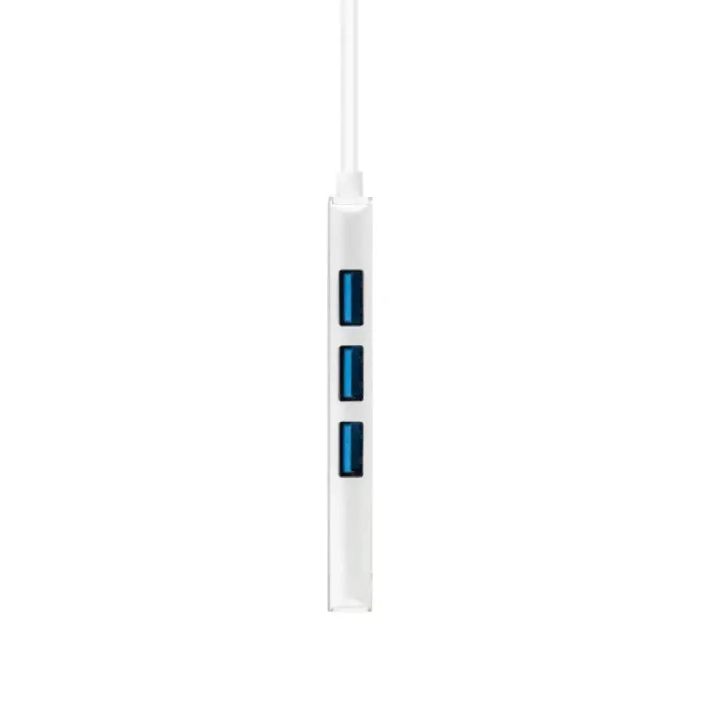 Nanocable Hub USB 3.0 4 x USB 3.0 10cm. Gris - detalle