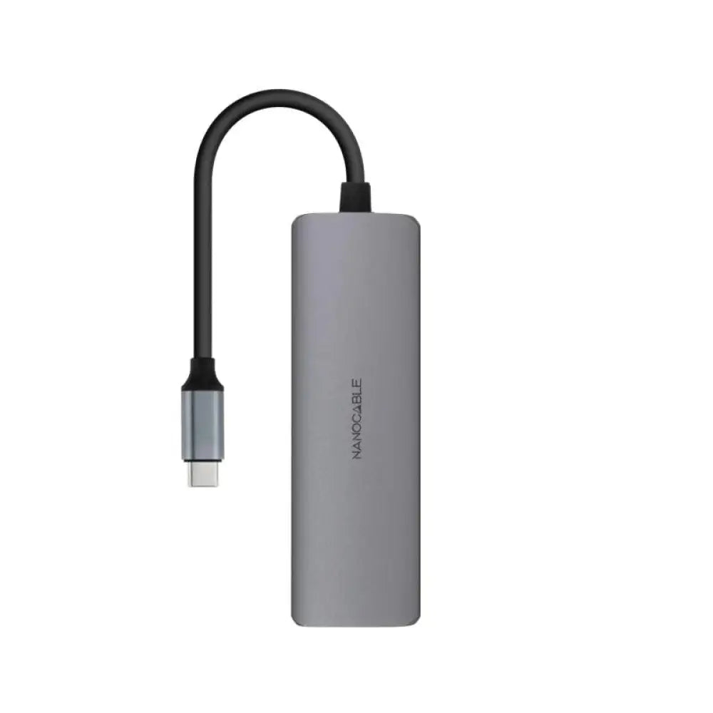 Nanocable Hub USB-C 3xUSB-A+HDMI+USB-C PD - detalle