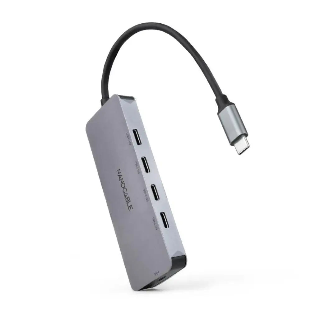 Nanocable HUB USB-C/M a 4xUSB-C/H + USB-C PD 100W - detalle